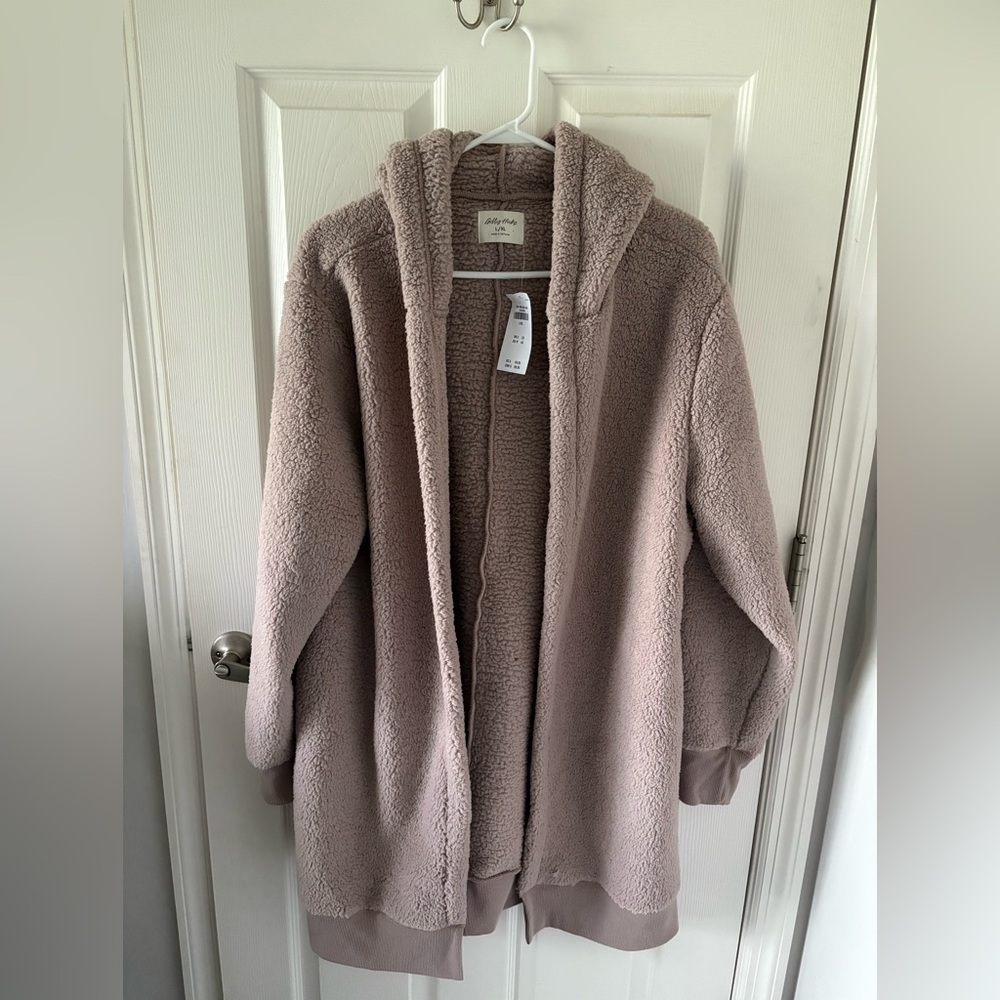 NWT Gilly Hicks Sherpa Hoodie - L/XL
